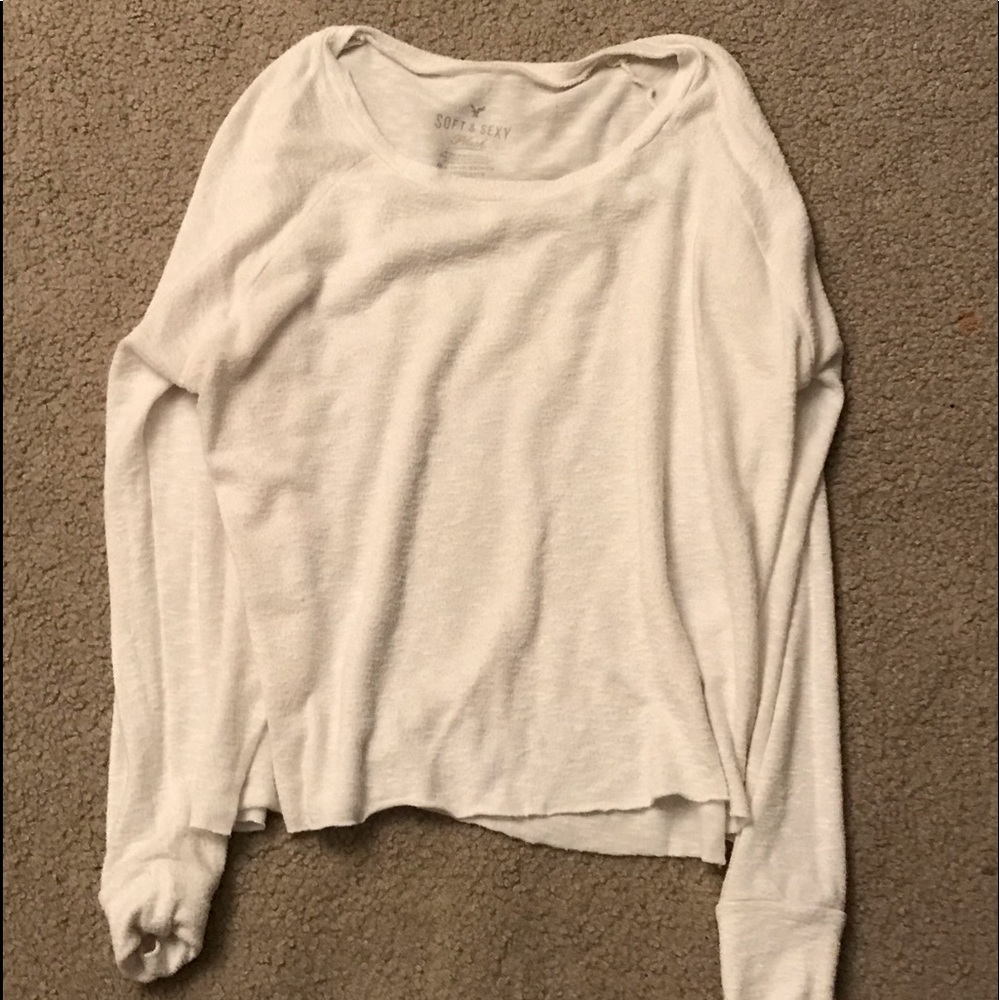 SUPER soft white top from American eagle!